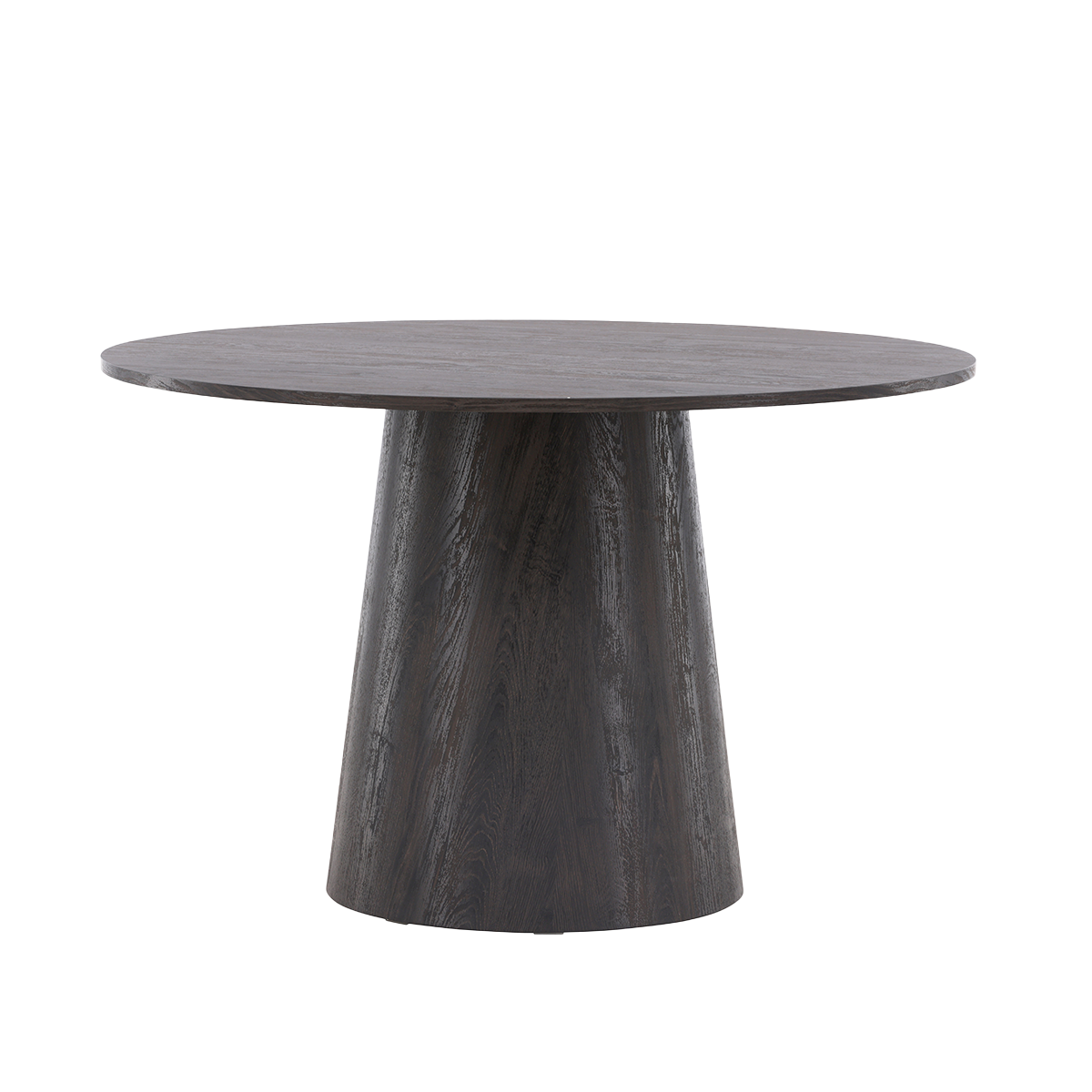 Nest living Trude houten eettafel donkerbruin - Ø 120 cm