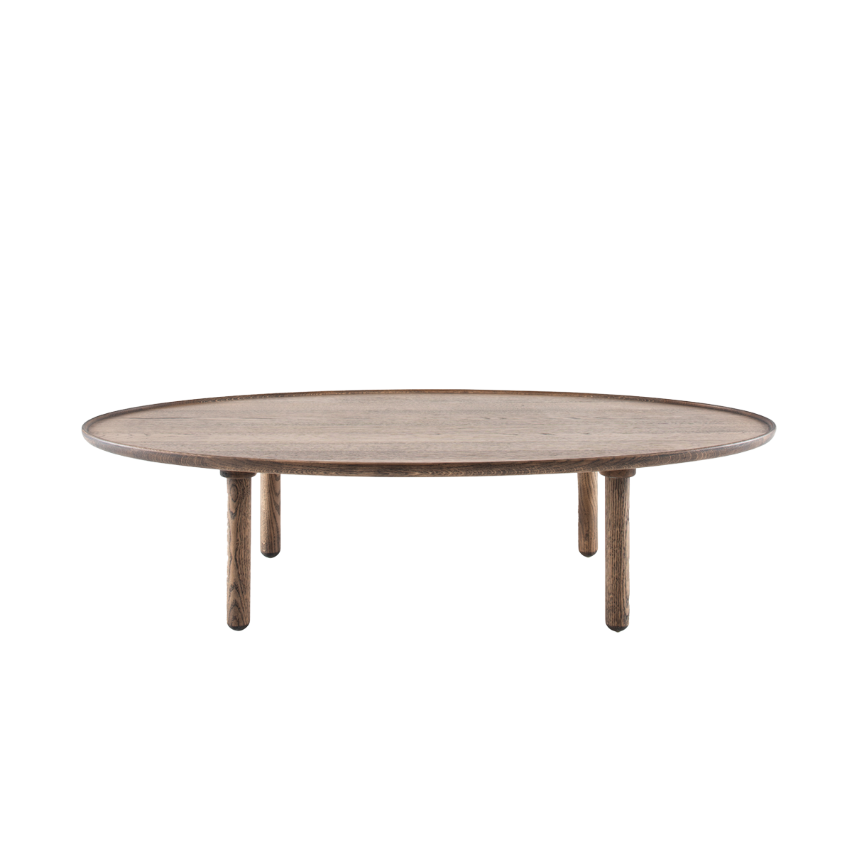 Gazzda Mu coffee table houten salontafel donker eiken - 120 x 65 cm