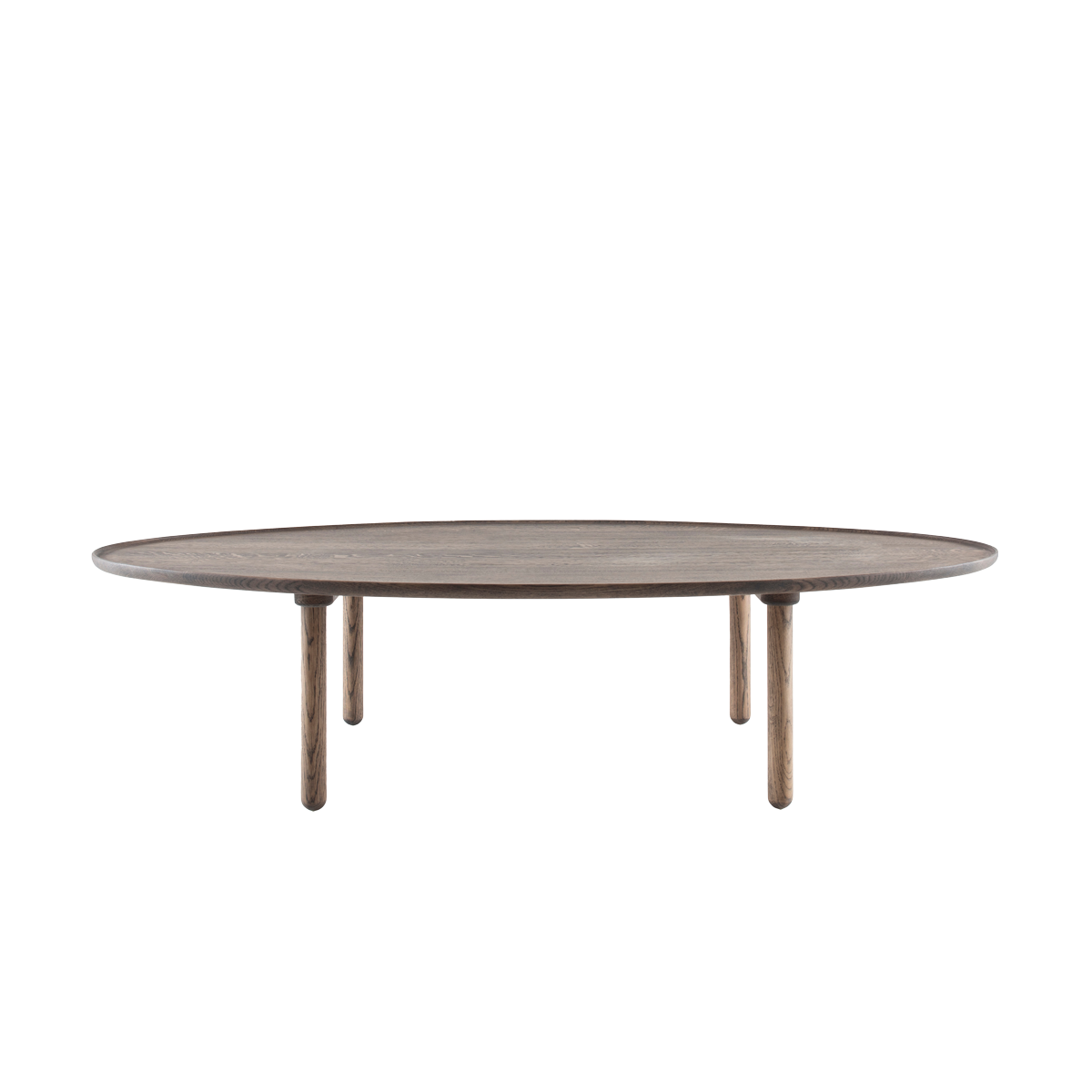 Gazzda Mu coffee table houten salontafel donker eiken - 150 x 80 cm