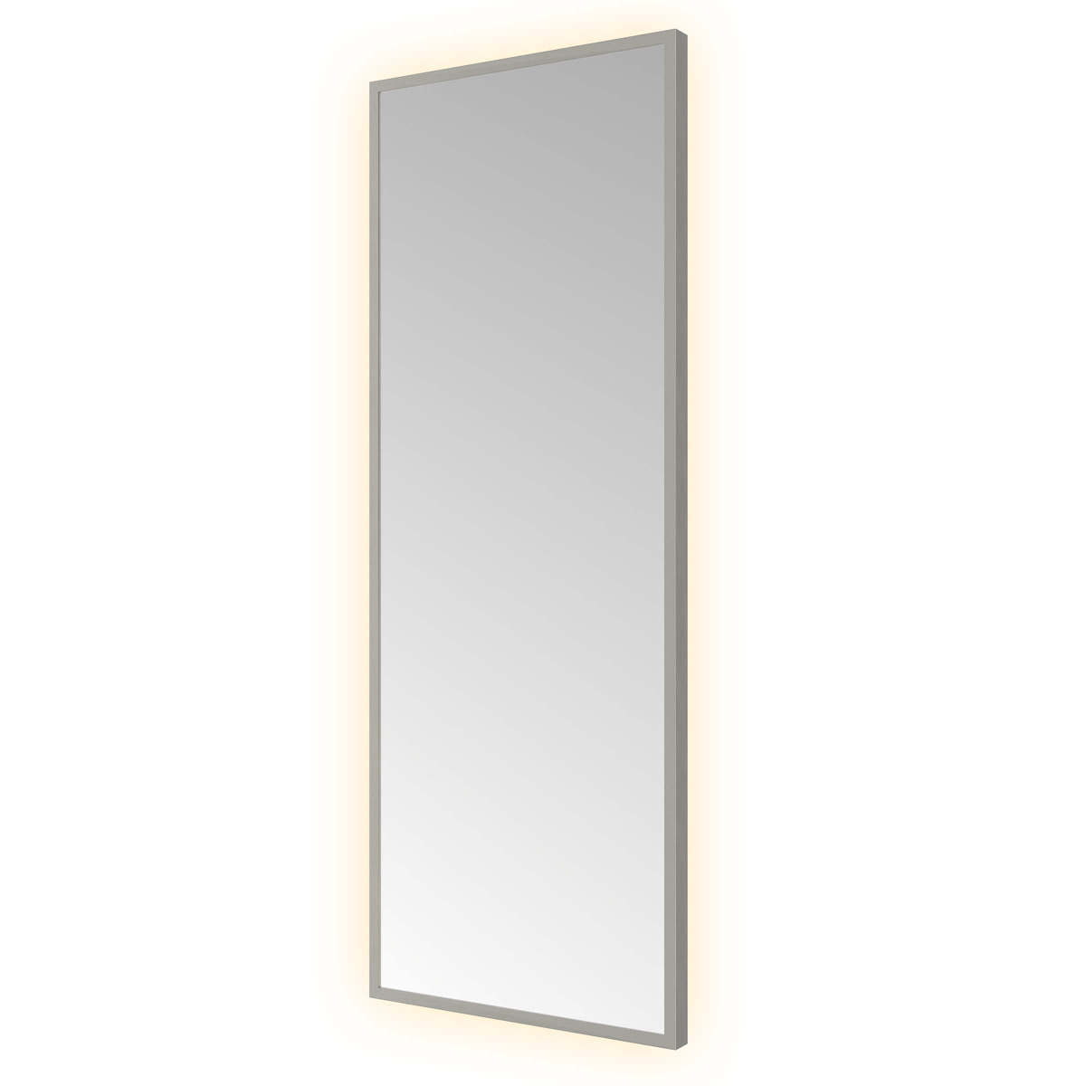 Hotbath &More Square rechthoekige spiegel 30x80cm geborsteld gunmetal PVD