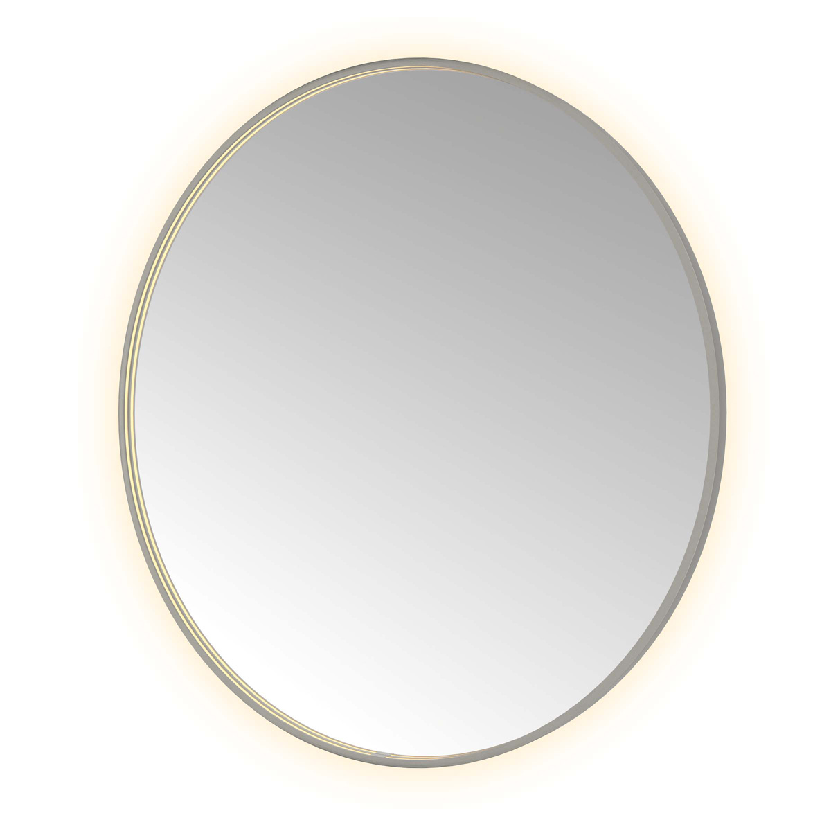 Hotbath &More Round spiegel 120cm geborsteld gunmetal PVD