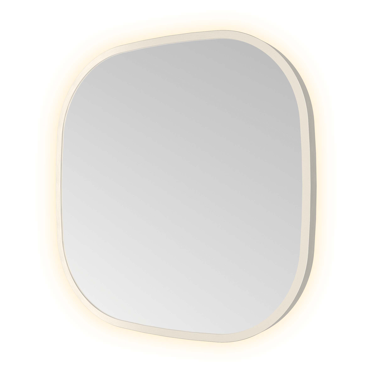 Hotbath &More Contour spiegel deens ovaal 40x40cm RVS