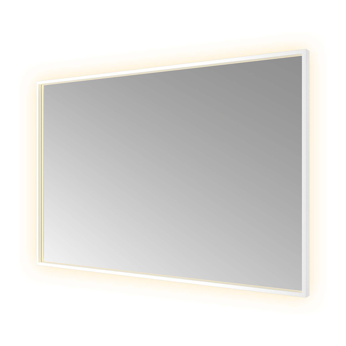 Hotbath &More Square rechthoekige spiegel 120x80cm wit mat