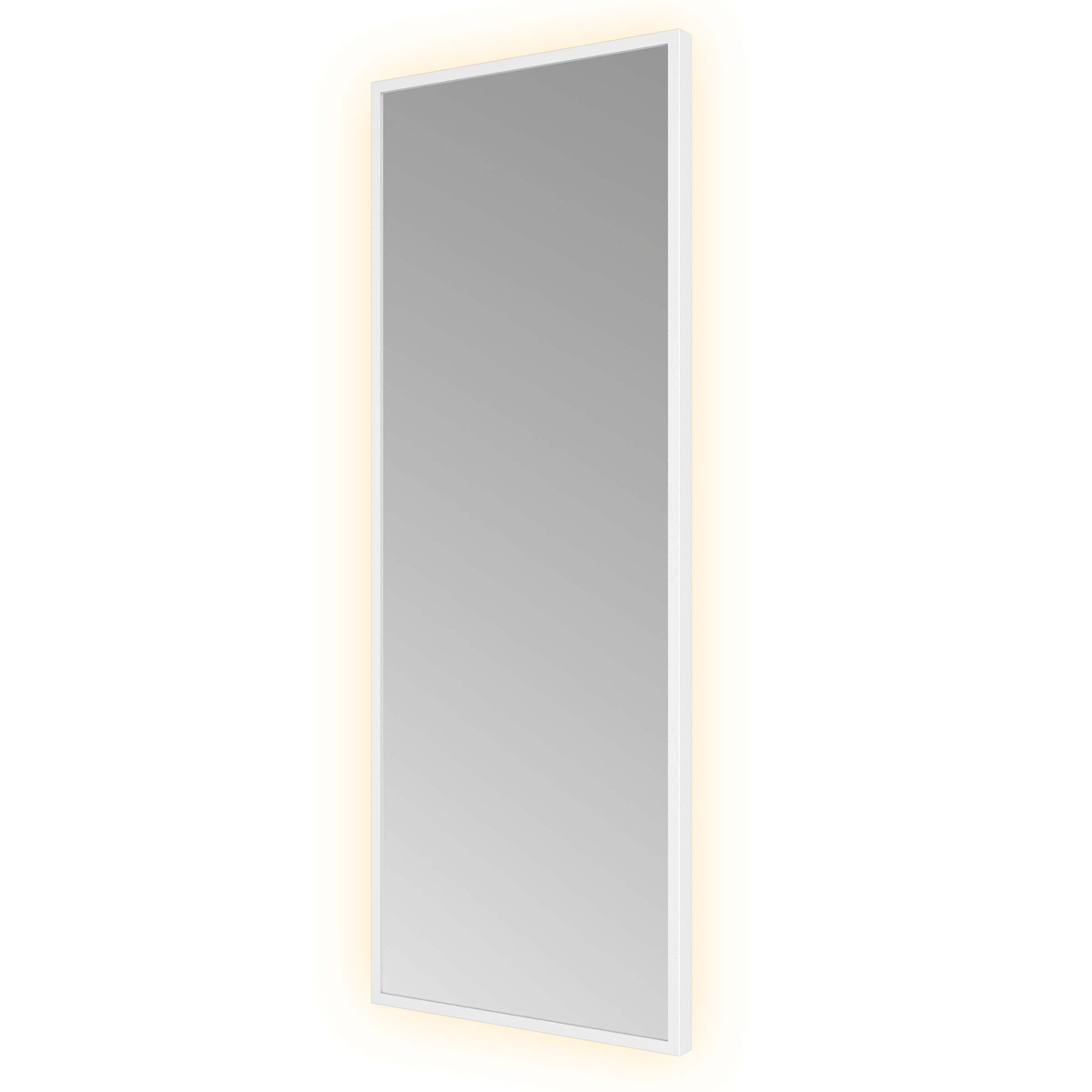 Hotbath &More Square rechthoekige spiegel 30x80cm wit mat