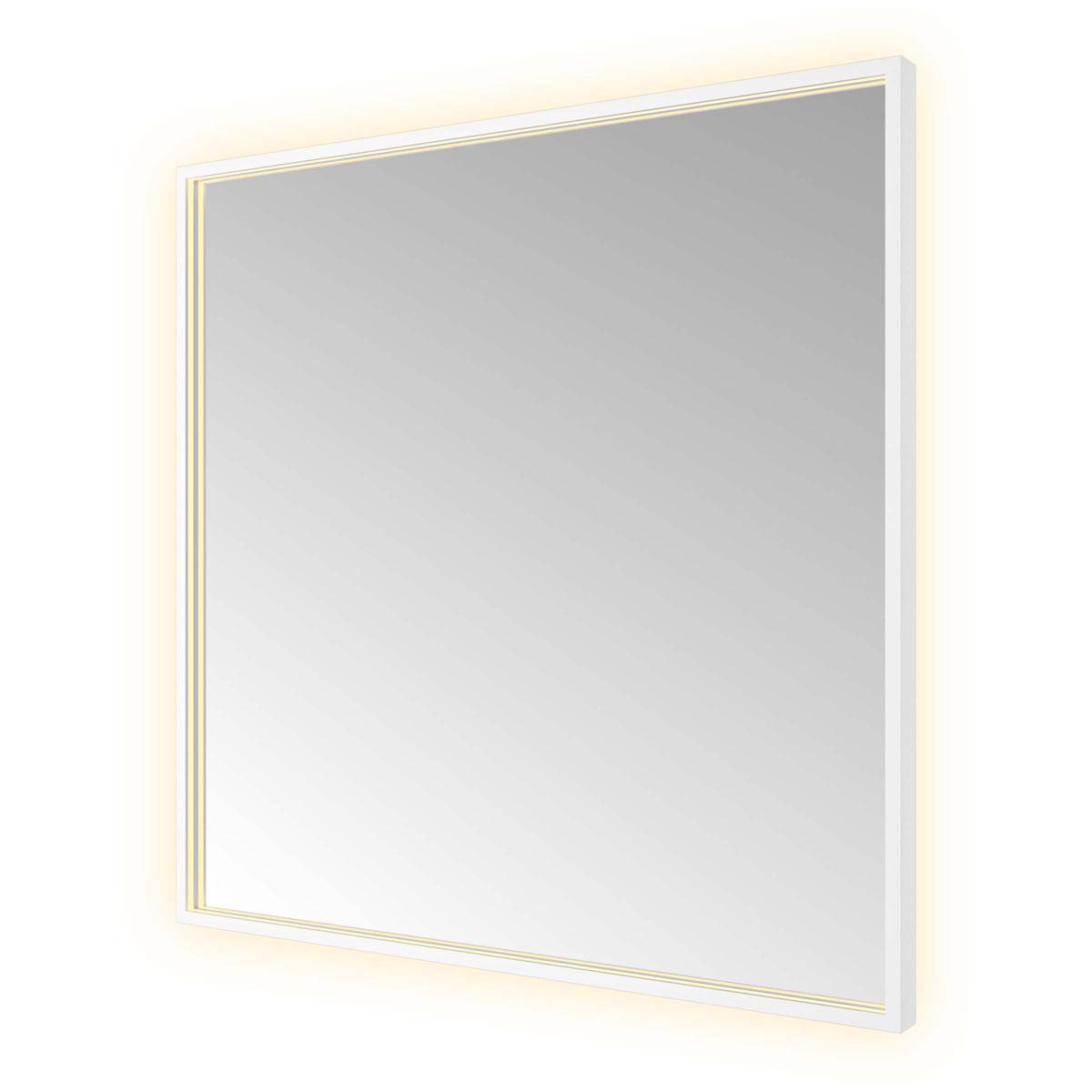 Hotbath &More Square rechthoekige spiegel 80x80cm wit mat