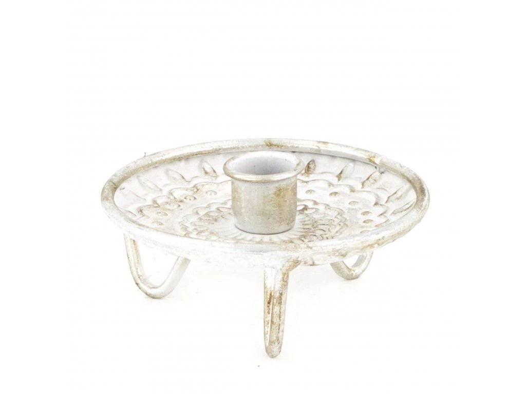 Dijk natural collections Kandelaar metaal rond 12x6 cm - 