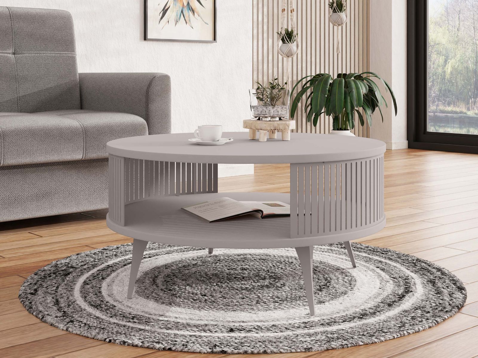 Mobistoxx Ronde salontafel MOZAIKO ⌀75 cm kasjmier