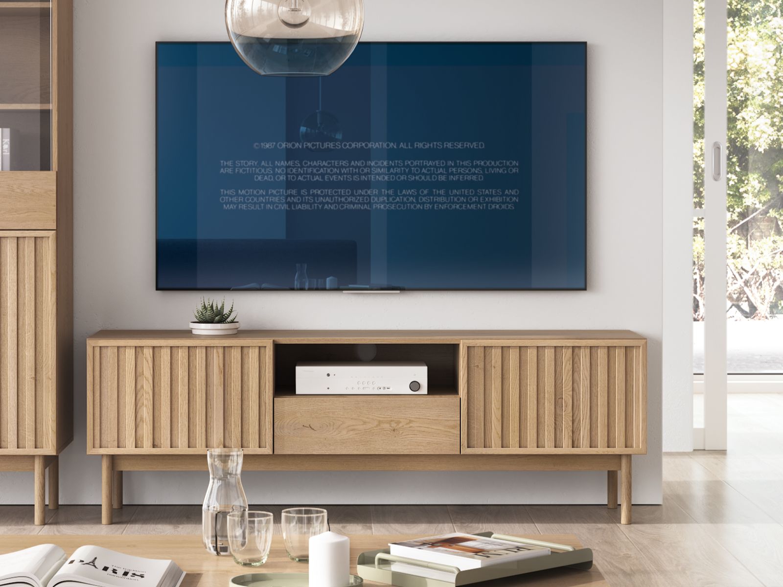 Mobistoxx Tv-meubel SATOSHI 159 cm cremona eik