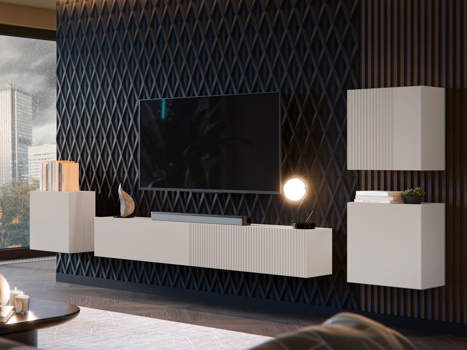 Mobistoxx Tv-meubel set MICKA IV 5 deuren kasjmier