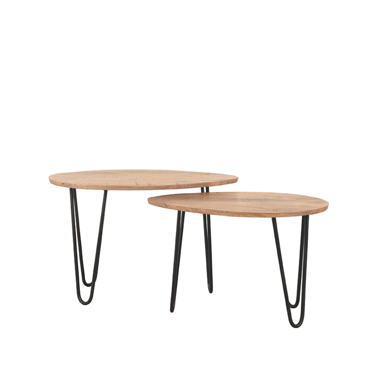 Het Steigerhouthuis LABEL51 Salontafel Frisk - Rough - Mangohout - 68 cm
