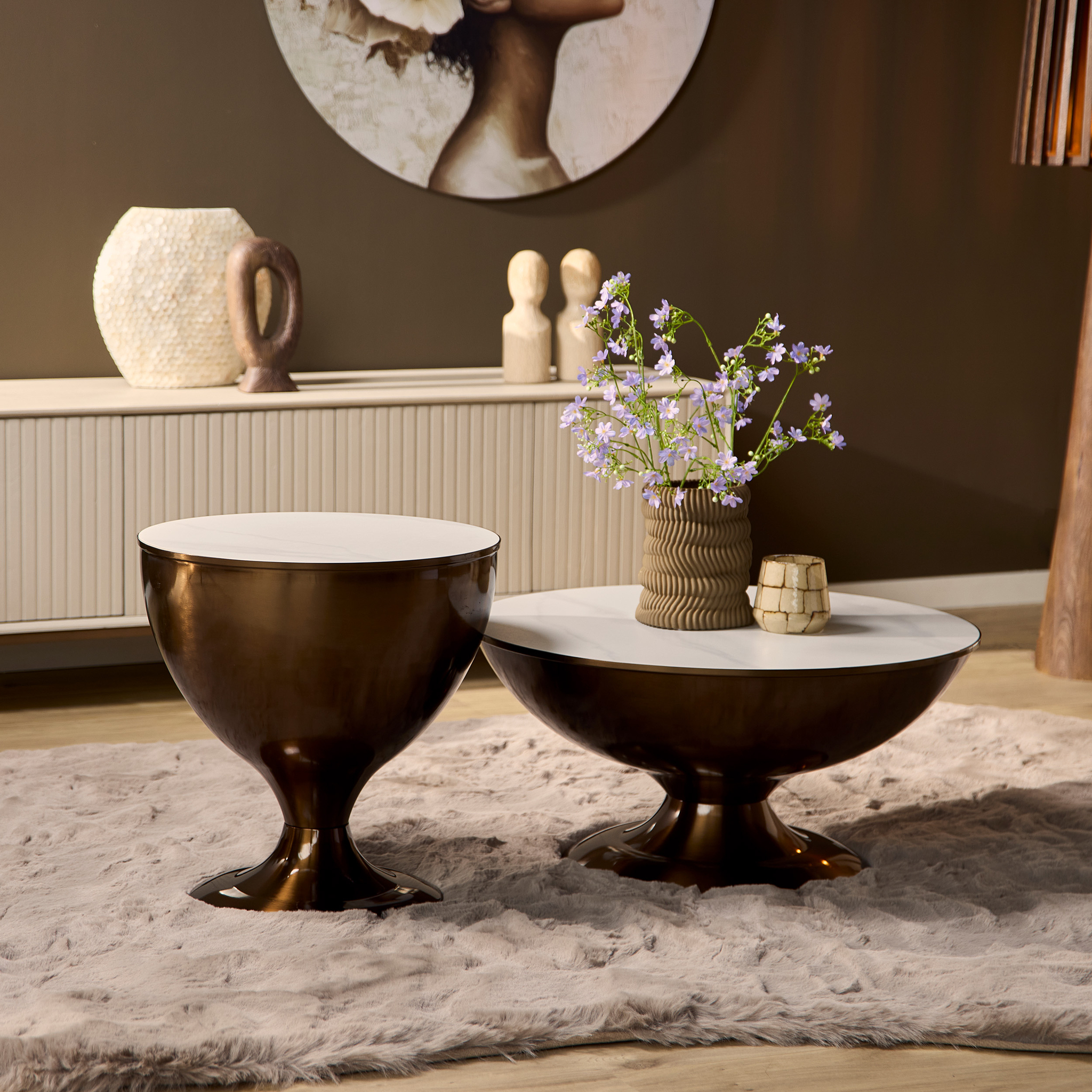 Het Steigerhouthuis Salontafel Ava | Set van 2