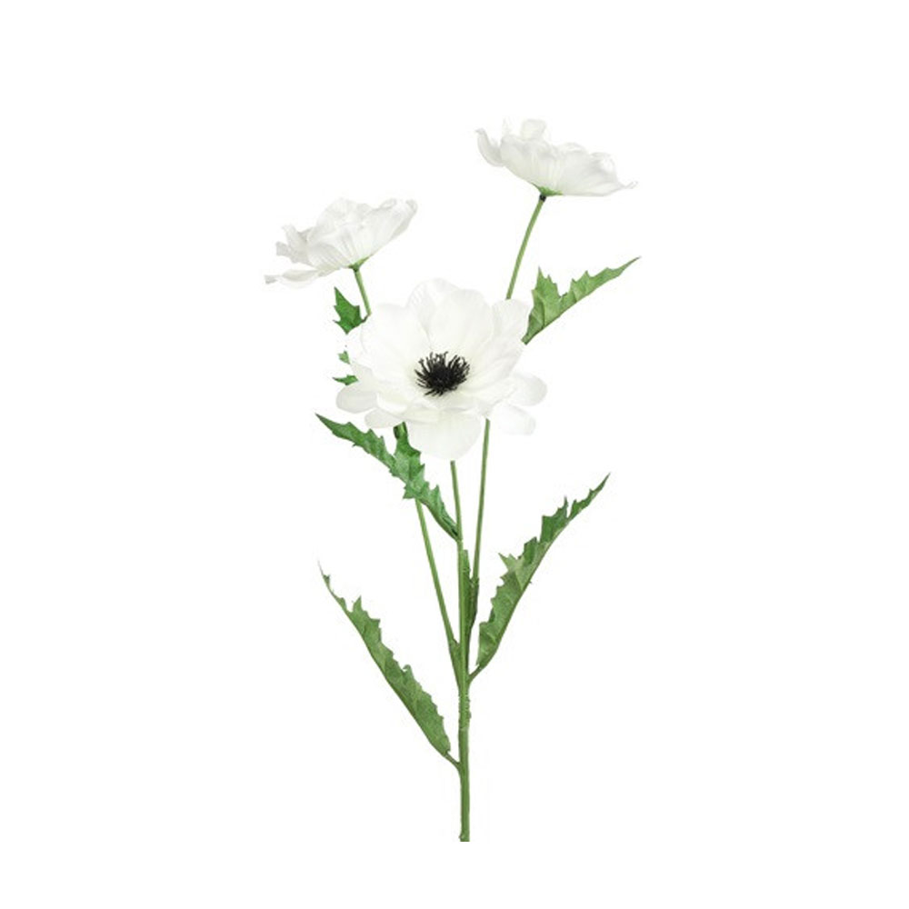 Countryfield Kunstbloem Anemone Wit