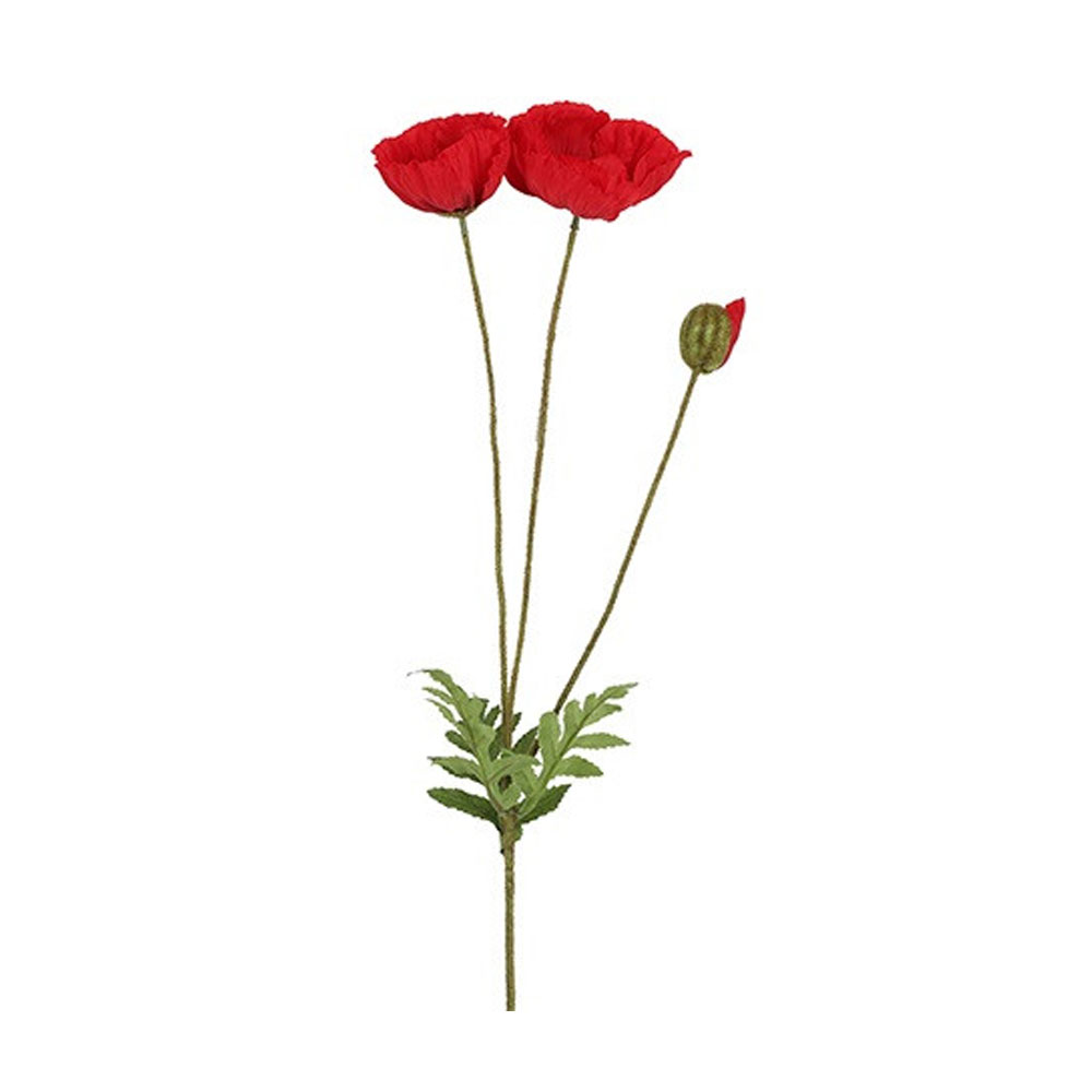 Countryfield Kunstbloem Papaver Rood