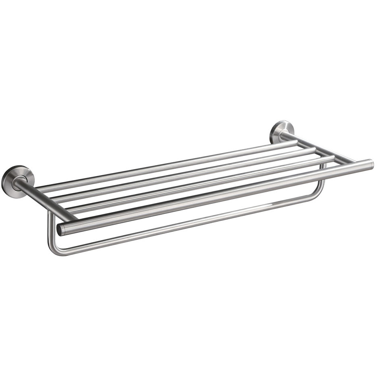 Wiesbaden 304 Handdoekhouder met Planchet - 60cm - RVS