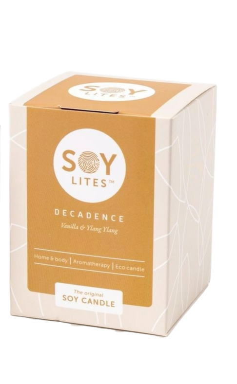 Soylites Soycandle Decadence - Vanilla & Ylang Ylang