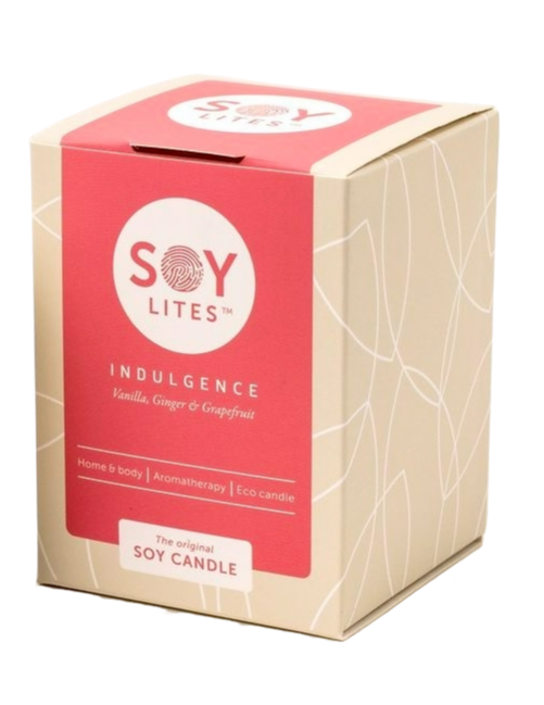 Soylites Soycandle Indulgence - Vanilla, Ginger & Grapefruit