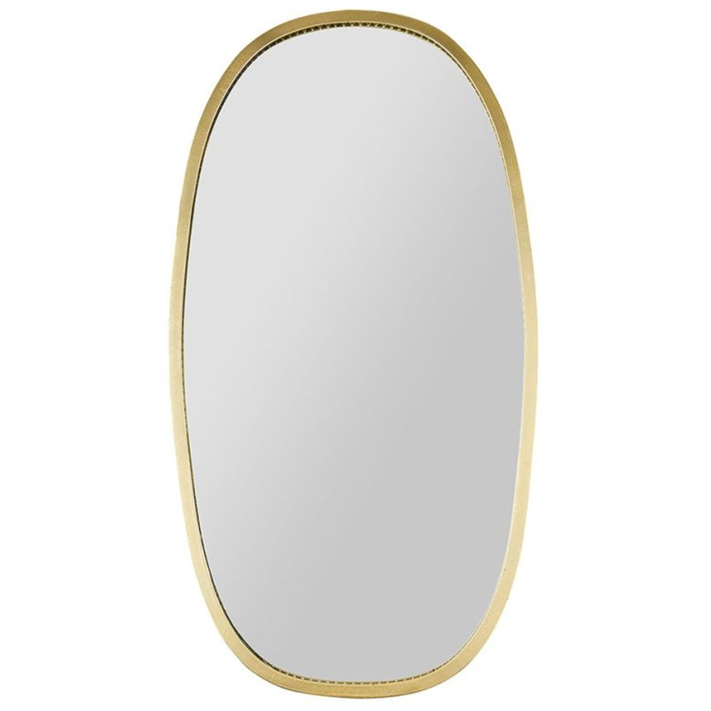 OSTARIA Wandspiegel Ovide - goud - metaal - ovaal - 29 x 53 cm - wanddecoratie spiegels -
