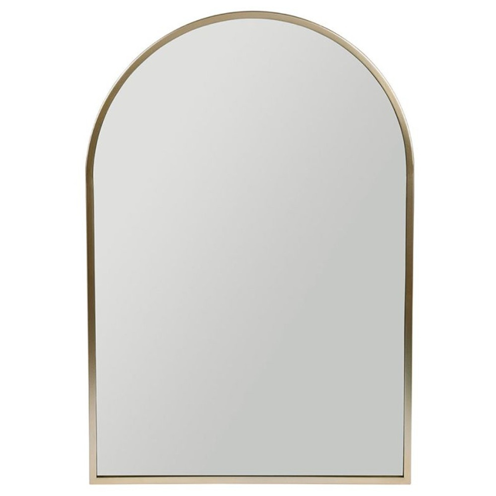 OSTARIA Wandspiegel Arch - goud - metaal - halfrond - x 60 cm - wanddecoratie spiegels -