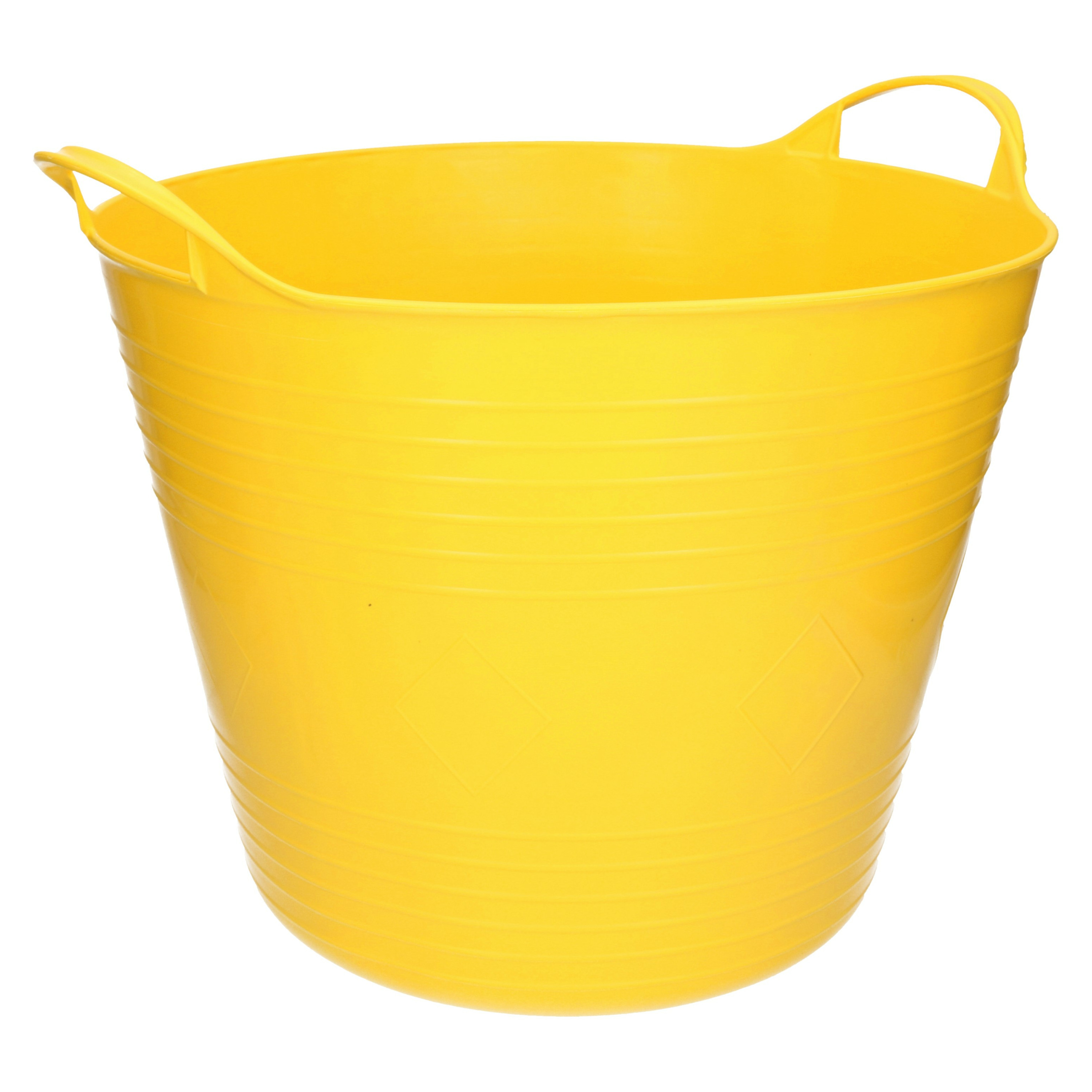 Excellent Houseware Flexibele emmer - geel - 27 liter - kunststof - x 35 cm -