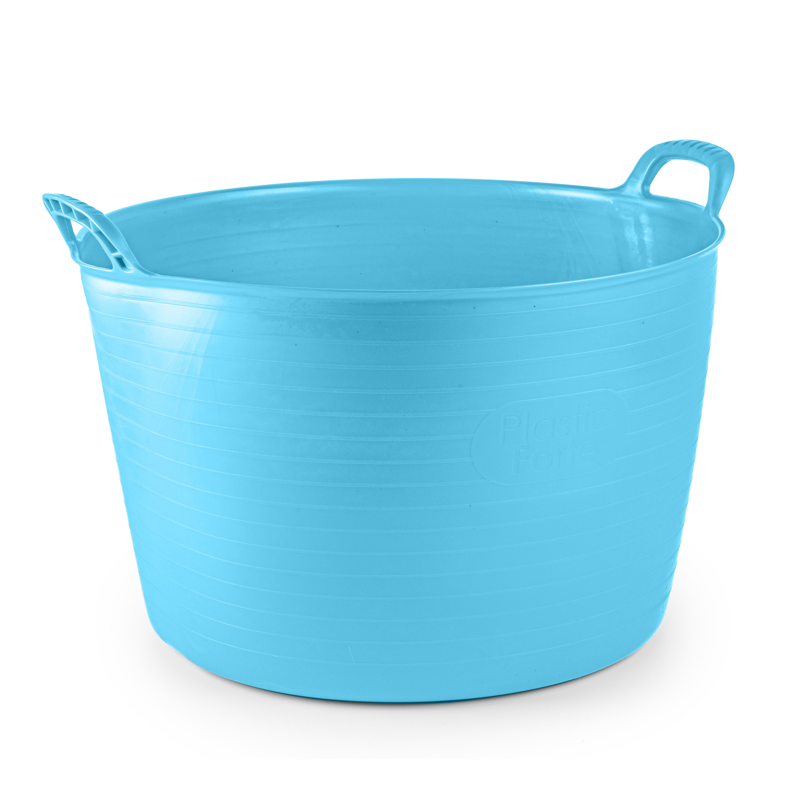 PlasticForte Flexibele kuip of emmer - blauw - 75 liter - stevig kunststof - x 55 cm - Extra groot -