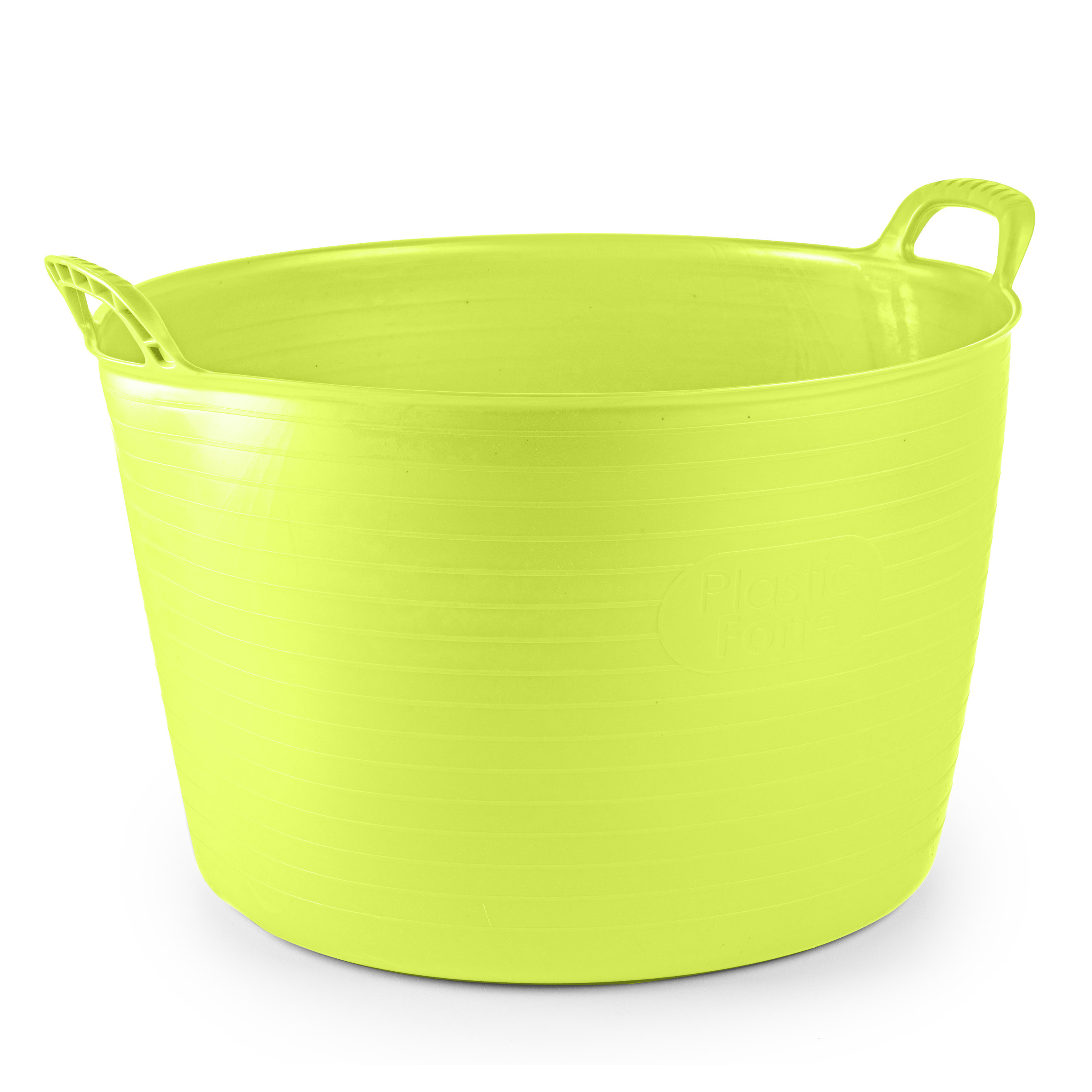 PlasticForte Flexibele kuip of emmer - groen - 75 liter - stevig kunststof - x 55 cm - Extra groot -