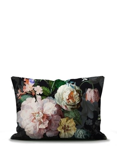 Essenza Fleur Festive Kussensloop 60x70 Blooming black