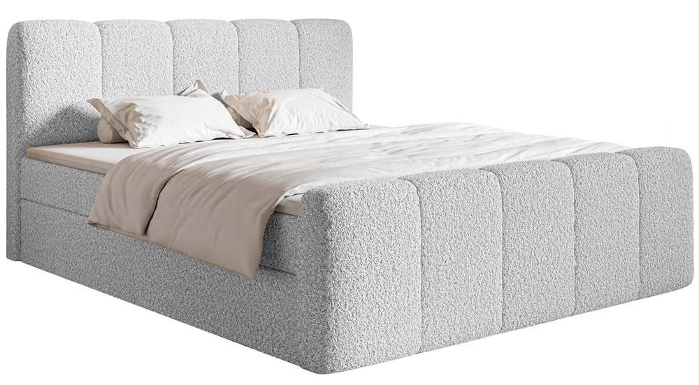 NADUVI Collection Boxspring Chloe 180x200 bouclé met opbergvak | 