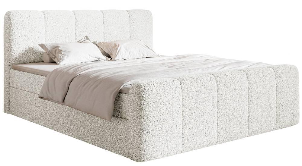 NADUVI Collection Boxspring Chloe 180x200 bouclé met opbergvak | 