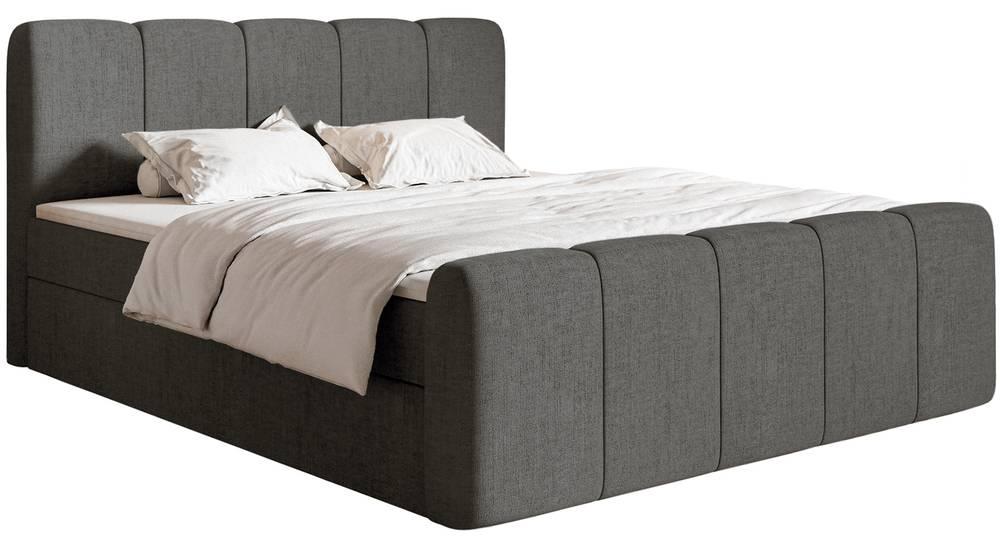 NADUVI Collection Boxspring Chloe 180x200 chenille met opbergvak | 
