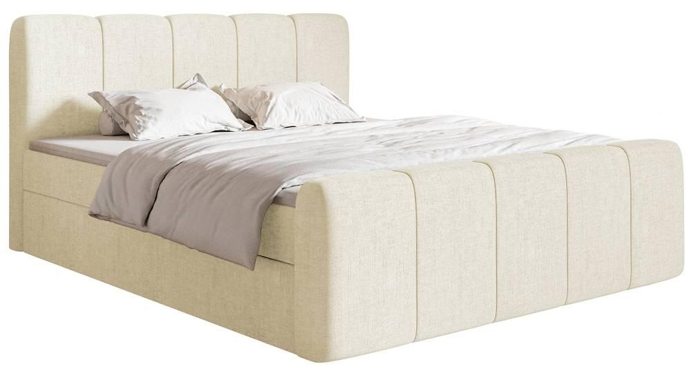 NADUVI Collection Boxspring Chloe 180x200 chenille met opbergvak | 