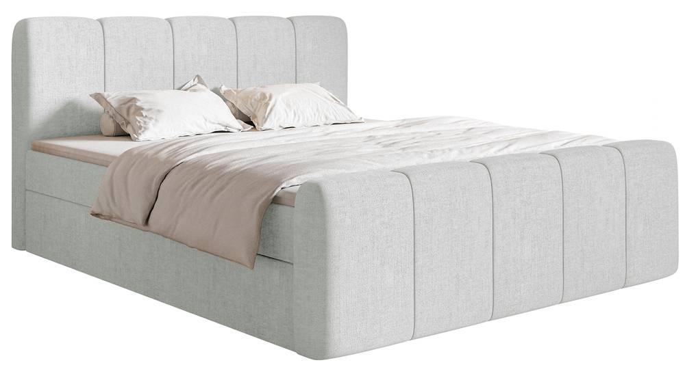 NADUVI Collection Boxspring Chloe 200x200 chenille met opbergvak | 