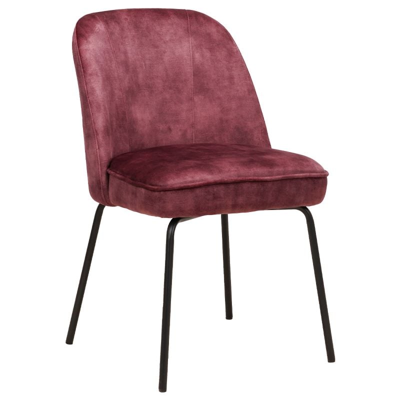 Budget Home Store Eetkamerstoel Laura Wine Red