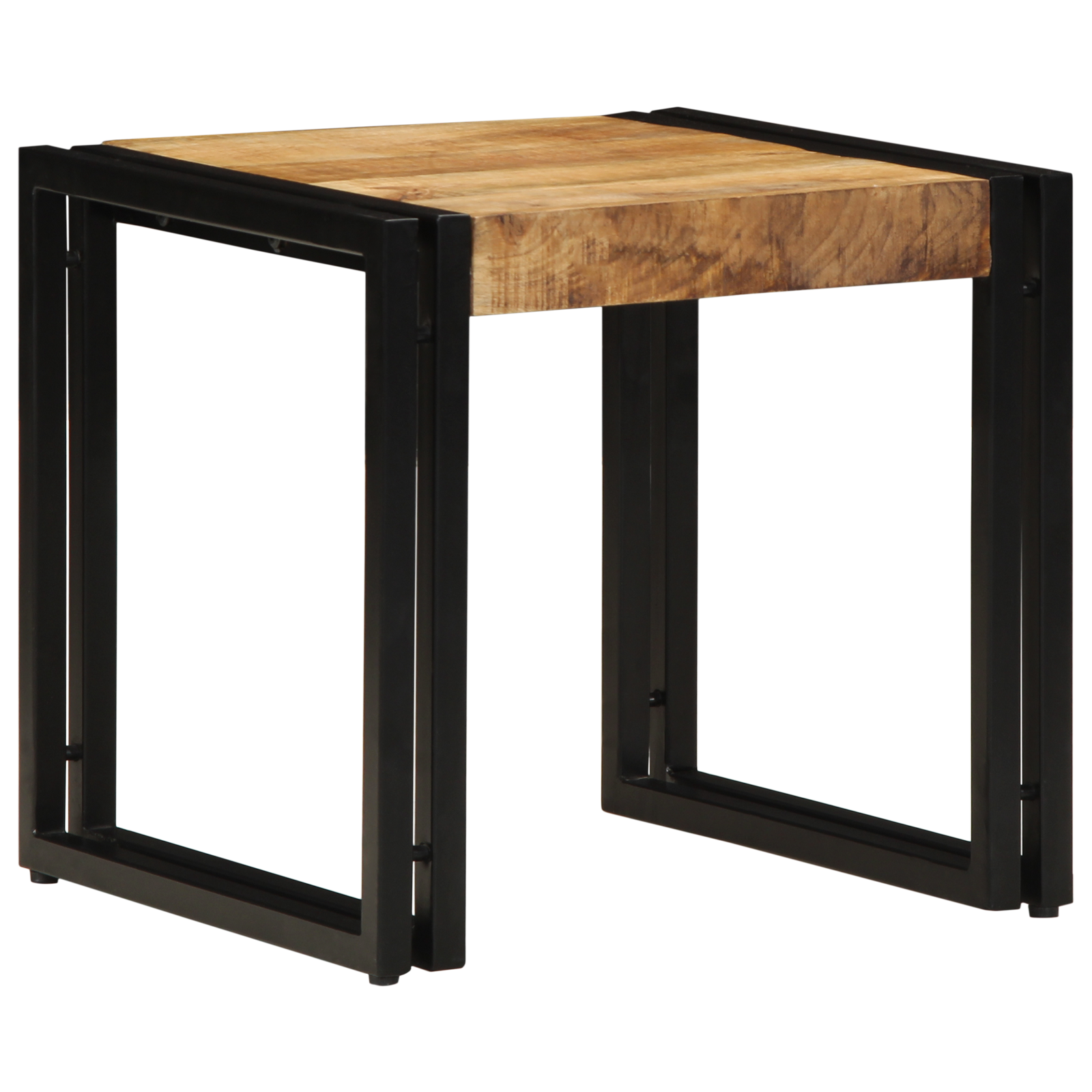 vidaXL Salontafel 40x50x38 cm massief ruw mangohout