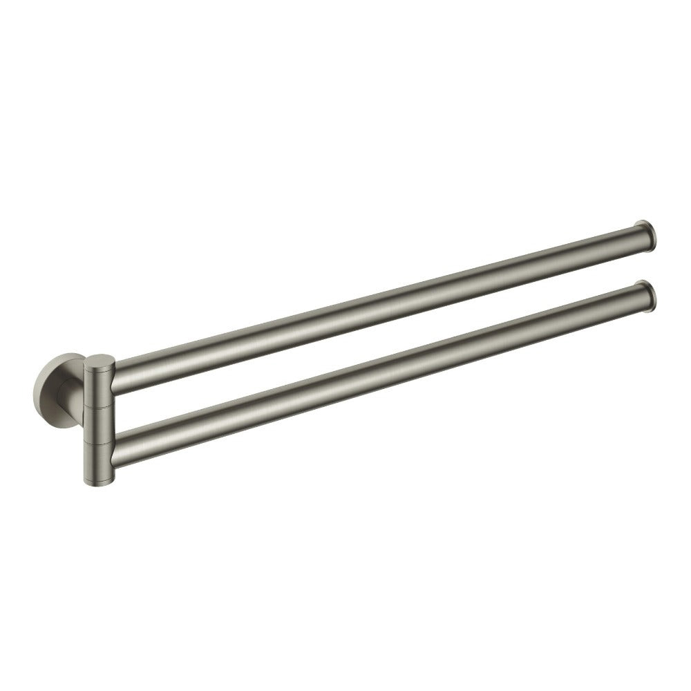 Hotbath &More handdoekhouder draaibaar geborsteld nikkel