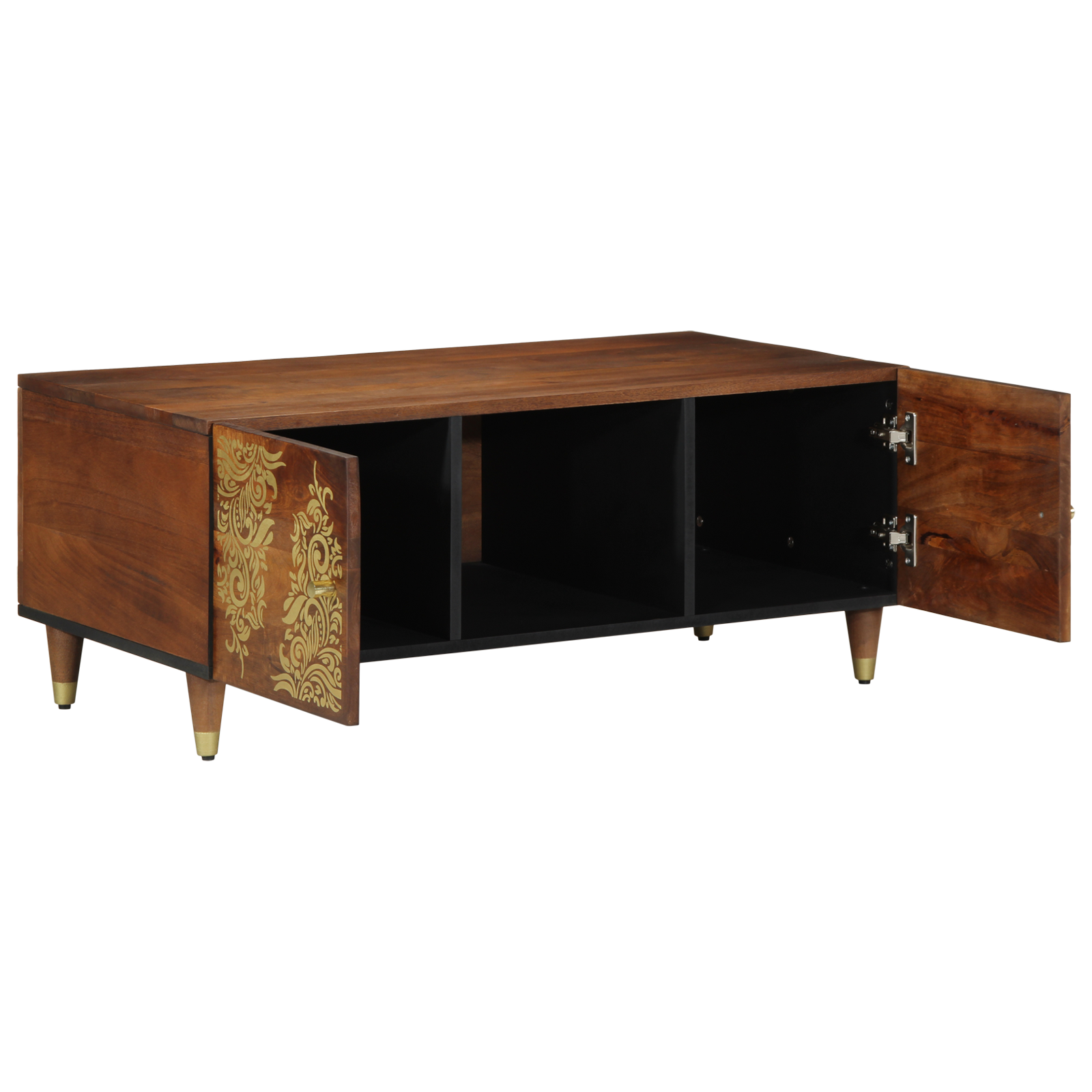 vidaXL Salontafel 100x54x40 cm Massief Mango Hout