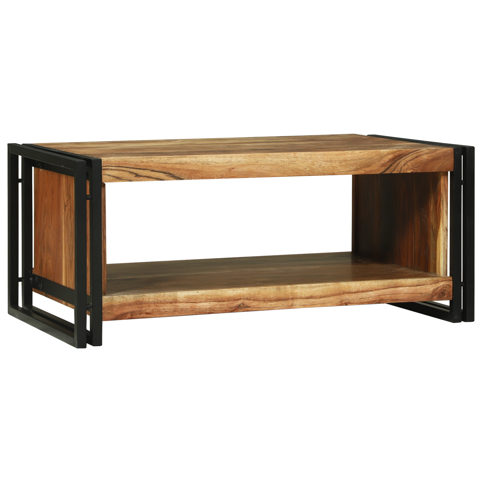 vidaXL Koffietafel 90x50x38 cm van Massief Acaciahout