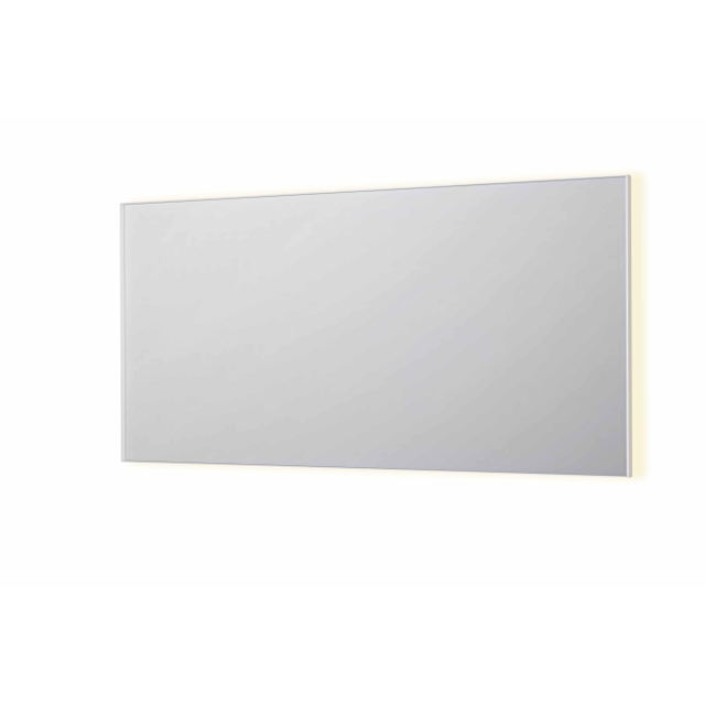 Ink SP32 spiegel - 160x4x80cm rechthoek in stalen kader incl indir LED - verwarming - color changing - dimbaar en schakelaar - mat wit 8410091