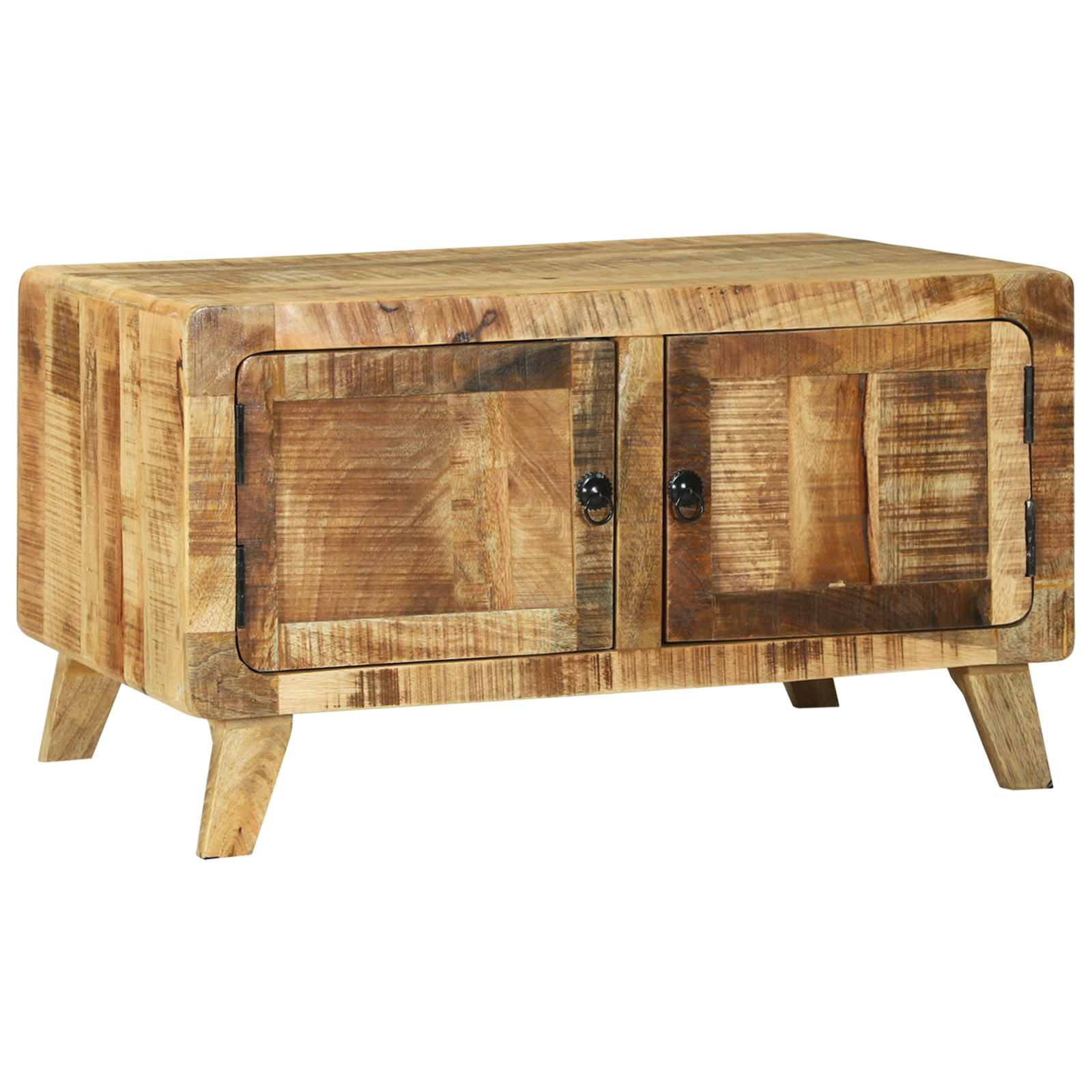 vidaXL Koffietafel 80x54x45 cm Massief Hout Ruw Mango