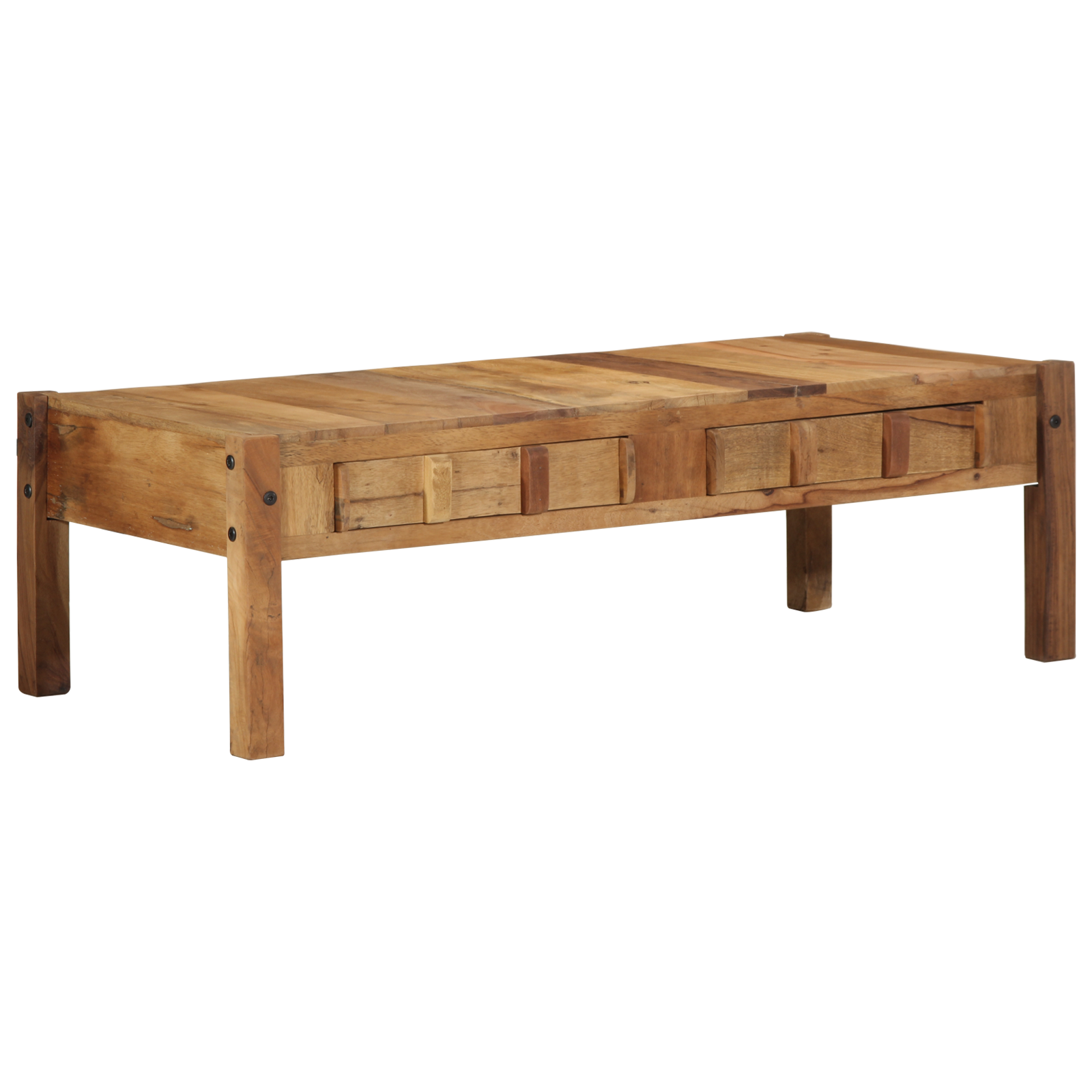 vidaXL Salontafel 110x55x35 cm van gerecycled massief hout