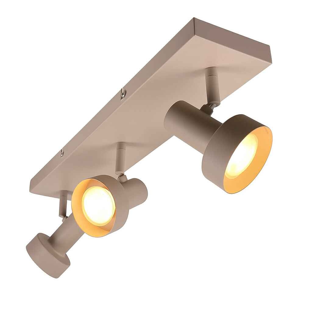Freelight Spot Lunata 3 lichts L 50 cm beige