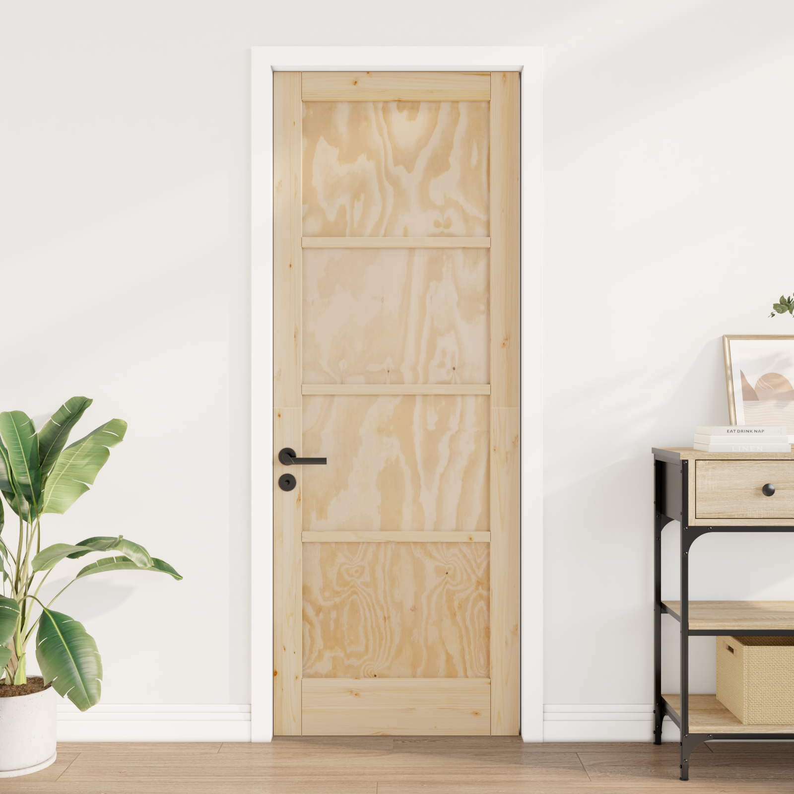 vidaXL Interne Deur ORKDAL 78x211x4 cm Massief Vurenhout