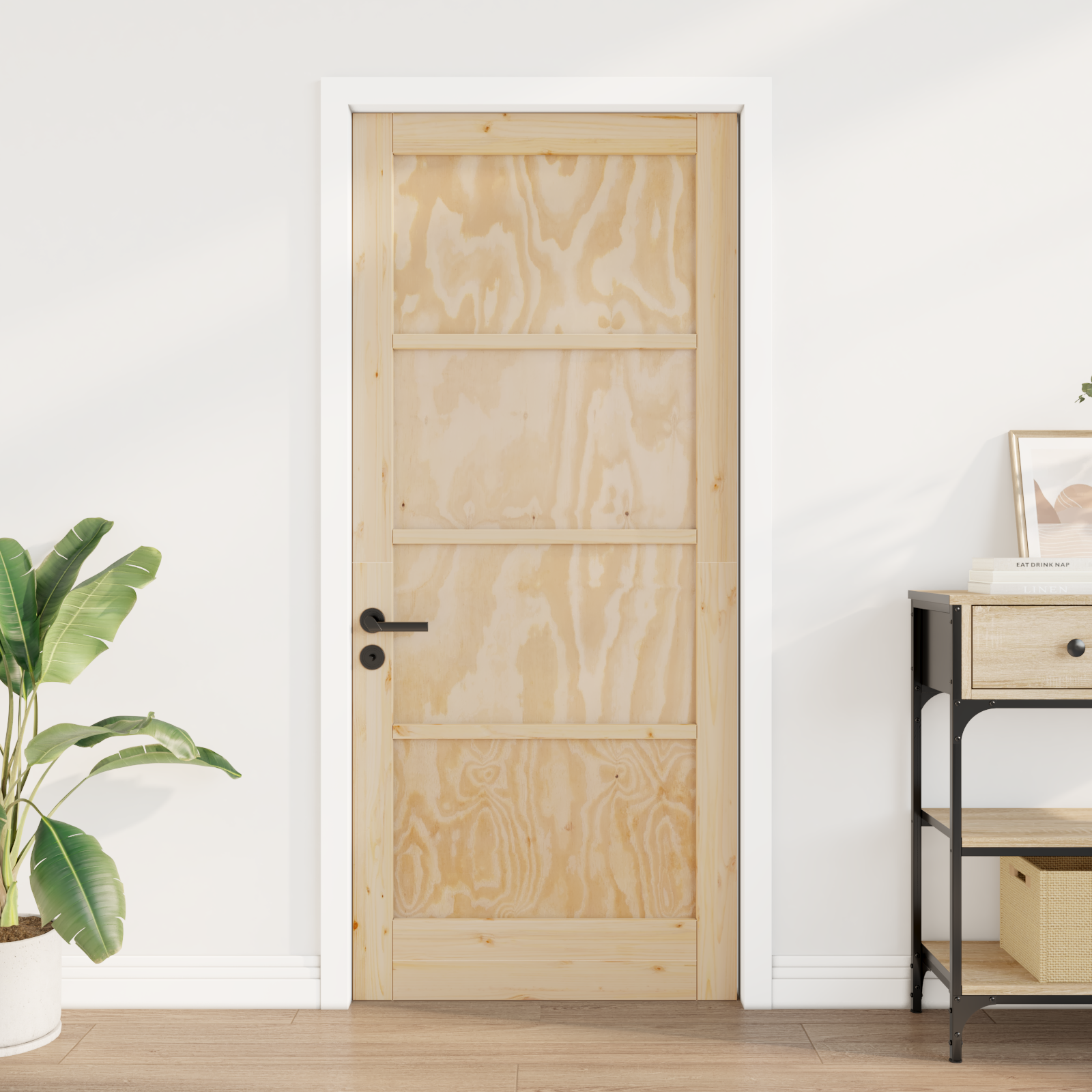 vidaXL Interne Deur 'ORKDAL'86x198,5x4 cm Massief Vurenhout