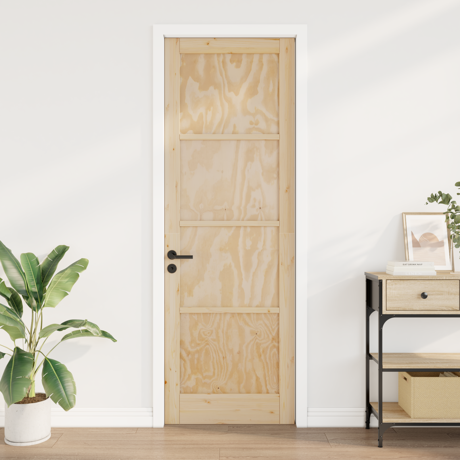 vidaXL Interieurdeur 'ORKDAL'78x232x4 cm Massief Vurenhout