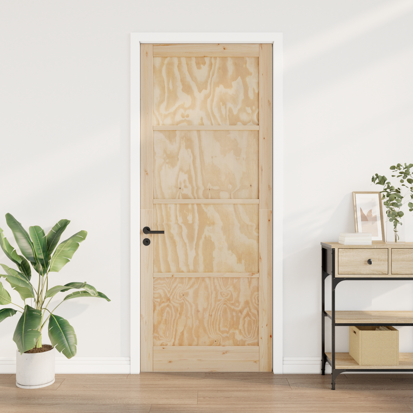 vidaXL Interne Deur 'ORKDAL'83x232x4 cm Massief Vurenhout