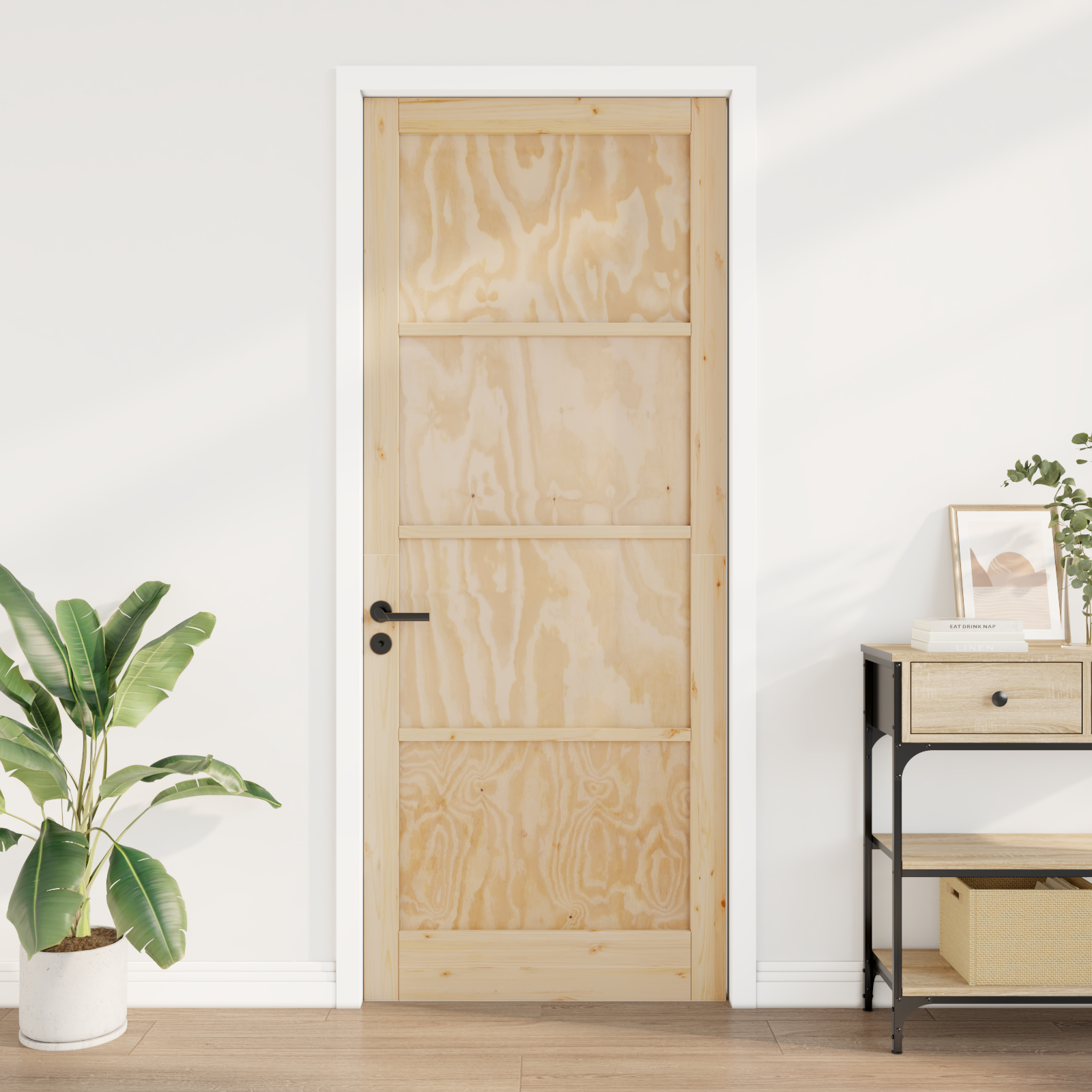 vidaXL Interne Deur 'ORKDAL'93x232x4 cm Massief Houten Vuren