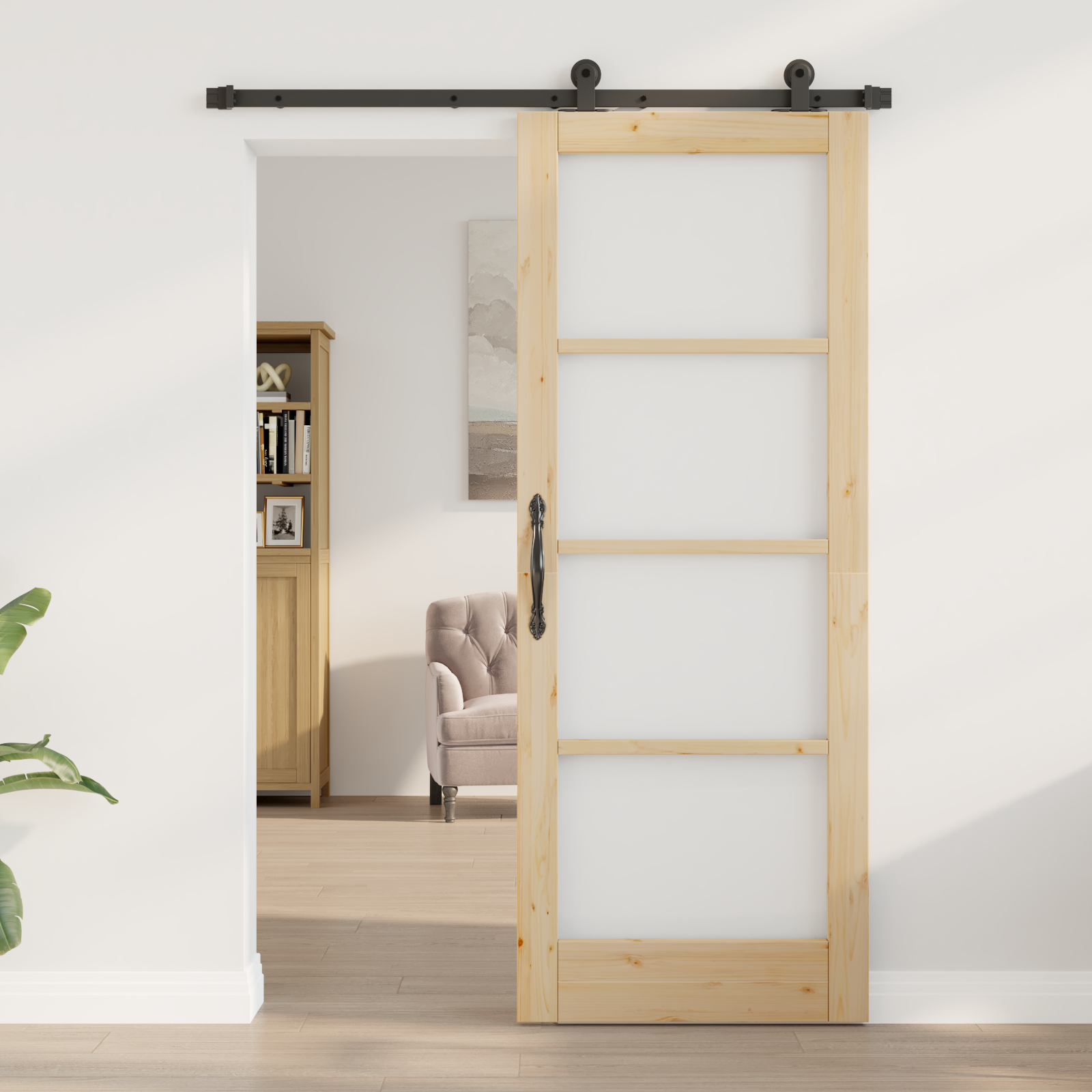 vidaXL Schuifdeur met Hardware Set 'ORKDAL'78x202 cm