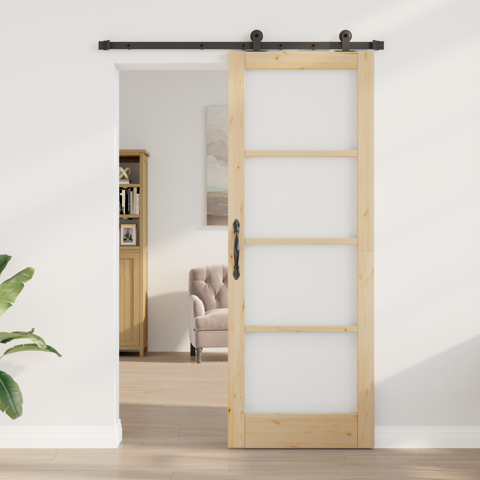 vidaXL Schuifdeur met Bevestigingsset 'ORKDAL'78x211 cm