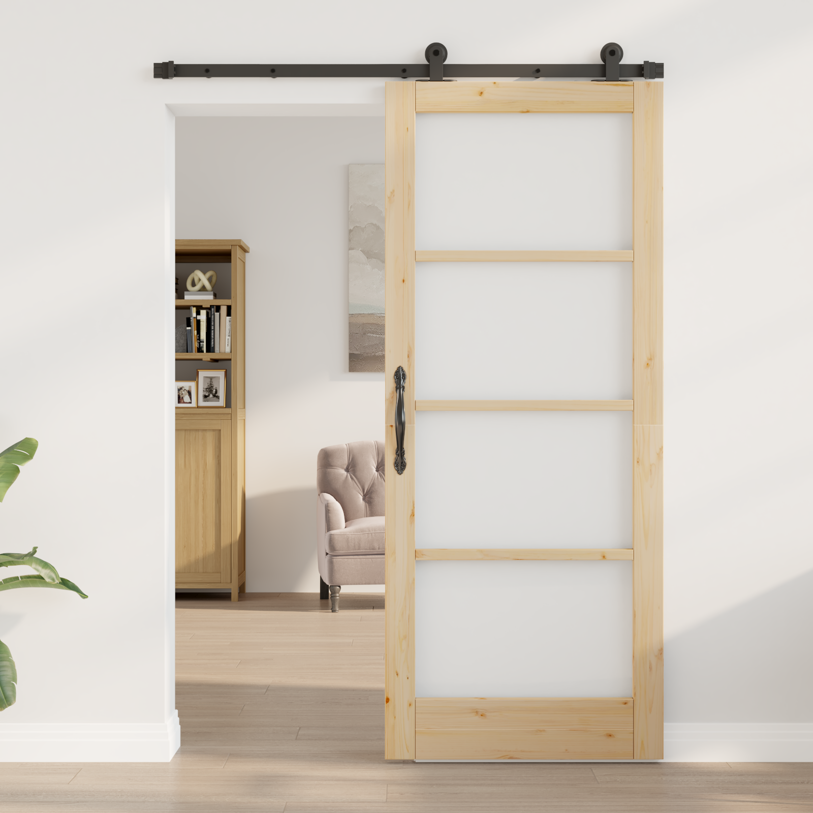 vidaXL Glijdende Deur met Hardware Set ORKDAL 83x202 cm