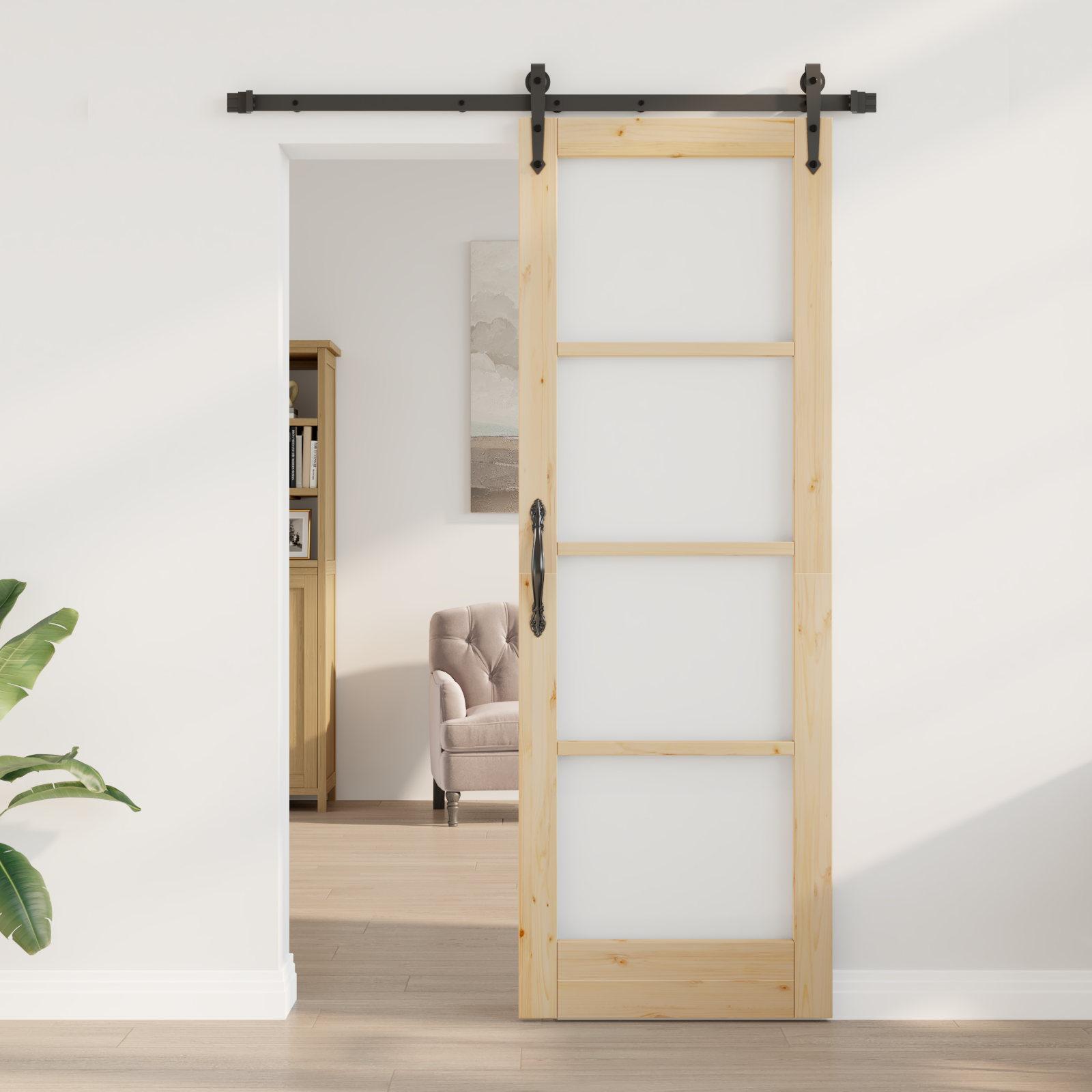 vidaXL Schuifdeur met Hardware Set 'ORKDAL'73.5x211 cm