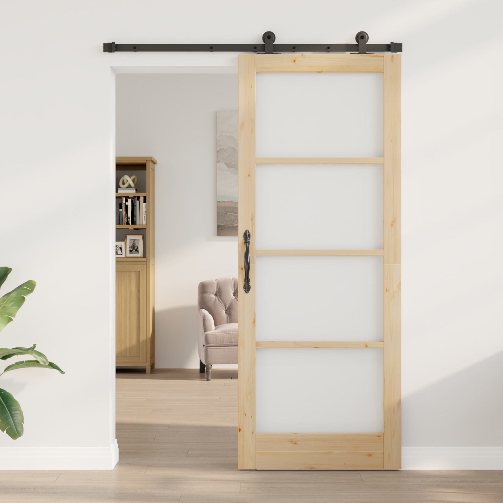 vidaXL Glijdende Deur met Bevestigingsset 'ORKDAL'83x211 cm